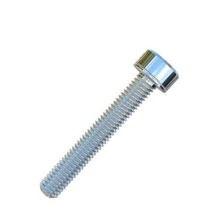 Allied Titanium M3-0.50 Socket Head Cap Screw, Socket, Plain Titanium, 20 mm Length 0040156